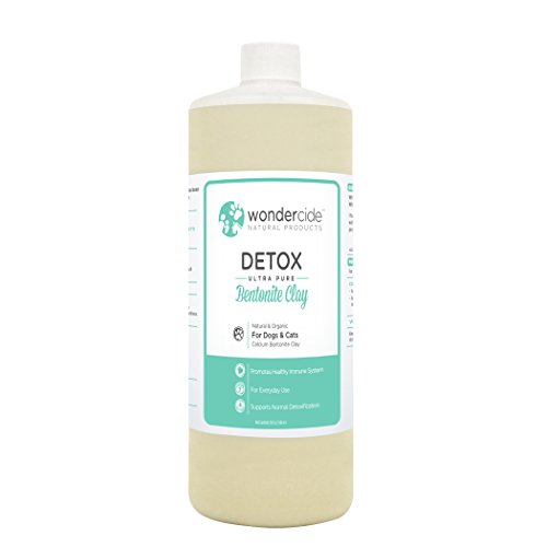 WORMPET Natural Detox Ultra-Pure Bentonite Clay for Dogs & Cats 32oz