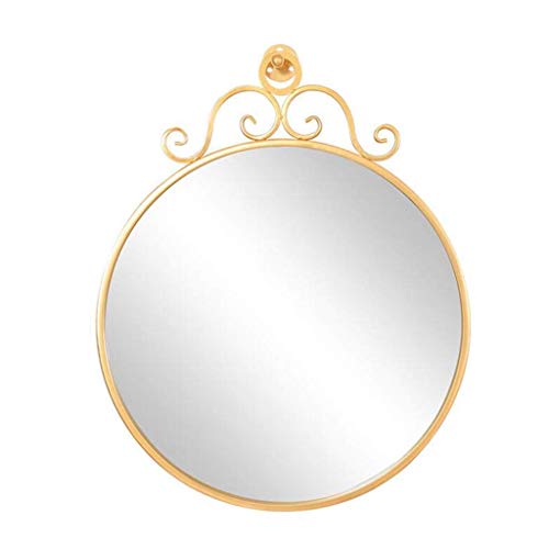 Miroir de vinaigrette MU haut de gamme au design profond doré brossé