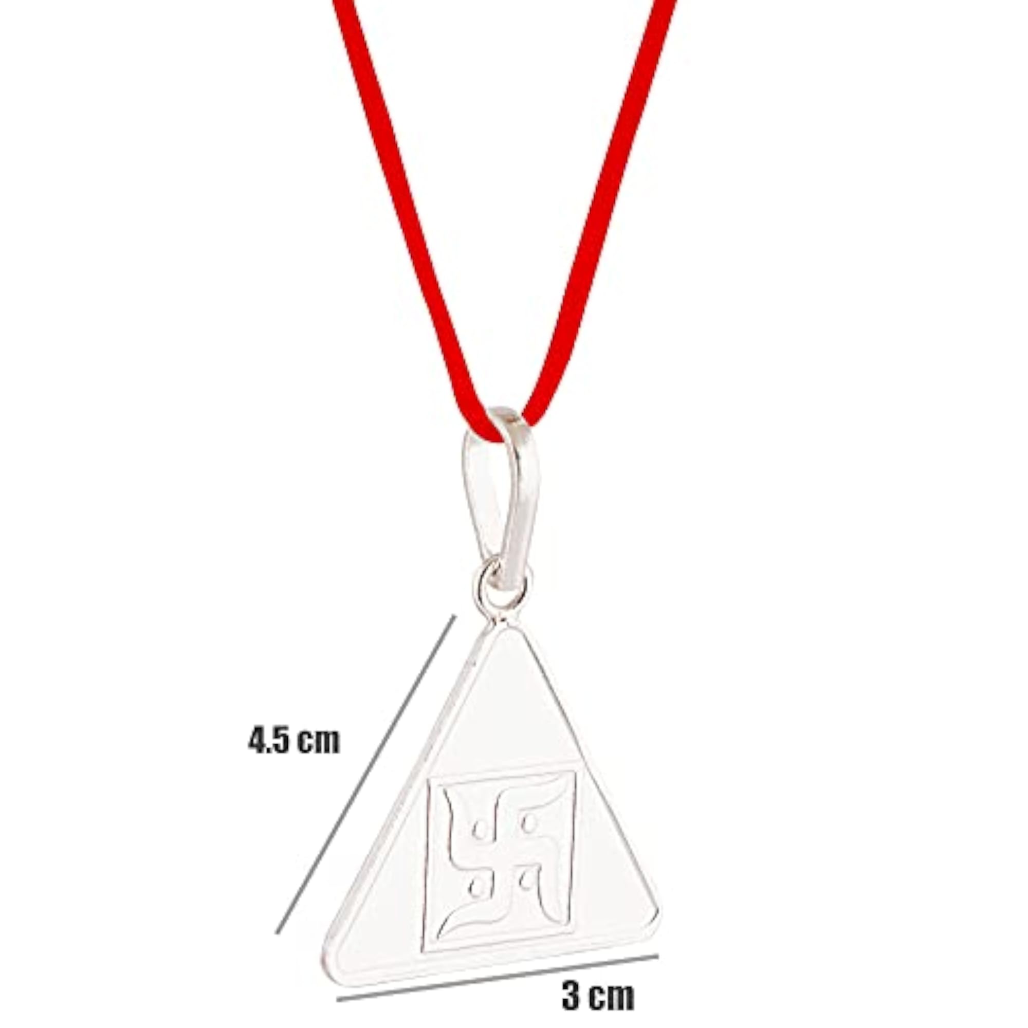 Silver Surya Yantra Locket Pendant, Energized Surya Yantra