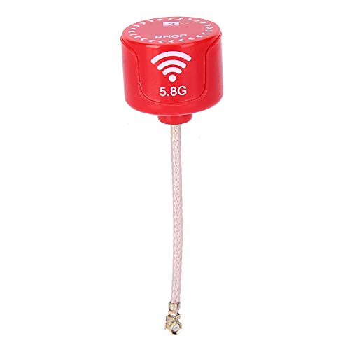 Cunyuer 5.8Ghz 3dBi RHCP High Gain Antenna, Red by Cunyuer - Used condition - US$11.90