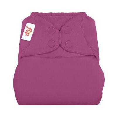 Flip Hybrid Reusable Cloth Diaper Cover with Adjustable Snaps and Stretchy Tabs - Fits Babies from 8 to 35+ Pounds (Dazzle)