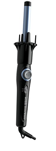 Kiss Products Professional Blue Instawave Automatic Curling Iron with Heat Resistant Pouch, 3/4 inch, 1.5 Pounds