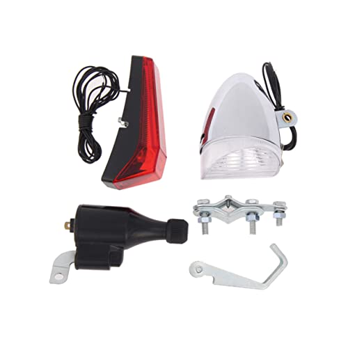 Totority Bike Light Rechargeable Front Rear Headlight Easy Installation No Batteries Needed for Night Riding Urban Cycling Safety