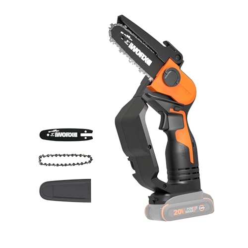 WORX WG324.9 20V Power Share 5” Cordless Pruning Saw, Bare Tool Only, Black and Orange by WORX - Used condition - US$49.19