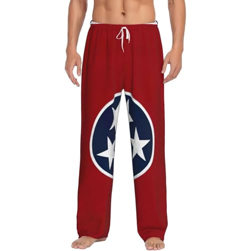 Pantalon pyjama homme polaire doux imprimé Tennessee à poches