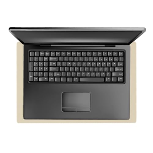 Mouse Pad para Notebook Pequeno Sintético Antiderrapante Setup de Trabalho Lazer Escritório (Palha)