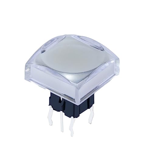 Interrupteur lumineux avec capuchon 10x10 pour équipement audio et vidéo