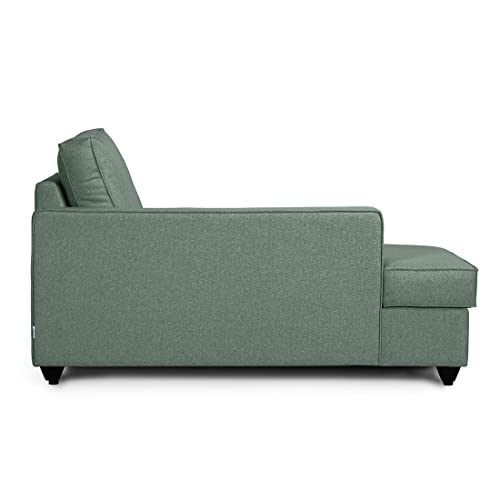 Image of Wakefit Sofa Set | 3 Year Warranty | Sofa 3 Seater, 3 Seater Sofa for Living Room, Wooden Sofa Set, 4 Seater + Left Aligned, Sofa for Living Room - Napper(Omega : Green)