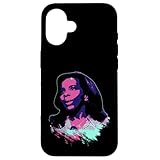TV Times Soul Singer Gladys Knight 1971 ポップアート 様式化 スマホケース iPhone 16 用
