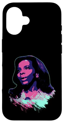 TV Times Soul Singer Gladys Knight 1971 Pop Art estilizado Carcasa para iPhone 16