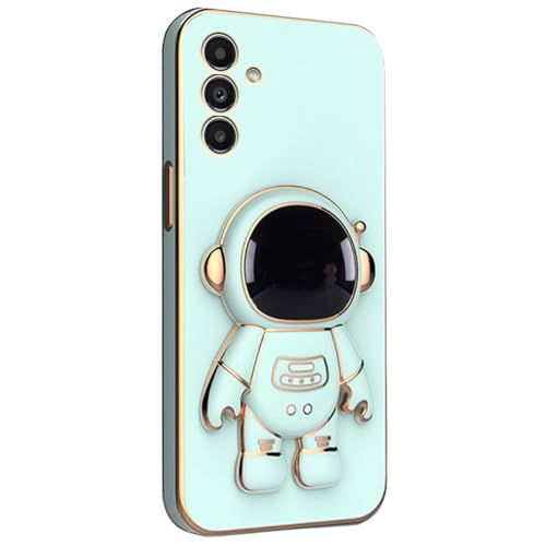 Image of for Samsung Galaxy A54 5G Case Cute 3D Astronaut Stand Design Camera Protection Shockproof Soft Back Cover (for Samsung Galaxy A54 5G, Mint)