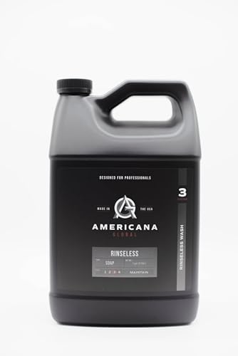 Americana Global Rinseless Wash, Gallon - Eco-Friendly No-Rinse Car Wash Solution, Safely Cleans &...