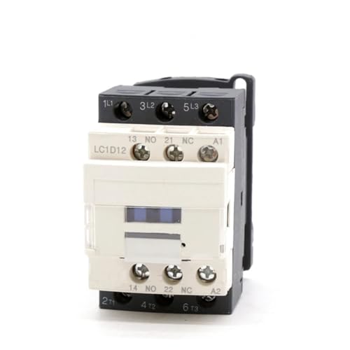 Contacteur de puissance LC1-D12 triphasé pour circuits de commande moteurs 12A - 3