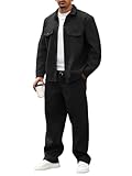 Vêtements de sport confortables, fabriqués à partir de matériaux de haute qualité. Grande polyvalence: les vestes et les pantalons décontractés peuvent être portés ensemble, seuls ou avec d'autres vêtements. Créez un look élégant qui en vaut la peine.