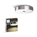 Philips Hue 458489 Hue Ambiance Fair Dimmable LED Smart Flushmount Brushed Aluminum, Compatible with Amazon Alexa, Apple HomeKit, and Google Assistant, 2-Pack, Soft White
