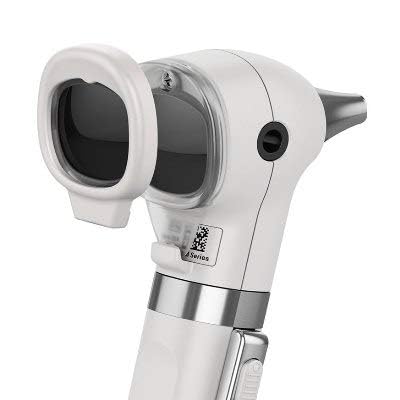 Welc Allyn Pocket - Otoscopio LED de fibra óptica con mango de batería AA, color blanco
