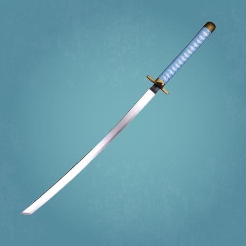 Image of OFFO Hyorinmaru Katana Replica 100cm | Anime Weapon of Toshiro Hitsugaya from Bleach | Lightweight Zanpakuto Prop for Cosplay, Collectors & Decorative Display