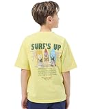 [KRIFF MAYER] Tシャツ 半袖 綿 鼻ぺちゃ キッズ ジュニア 子供服 男女兼用 140 イエロー