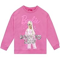 Barbie Sudadera de Lentejuelas para Niñas Jersey de Mangas