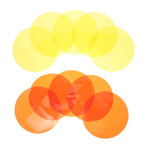 Image of 20pcs Self Adhesive Round Lamp Film 74mm PET Light Sticker
