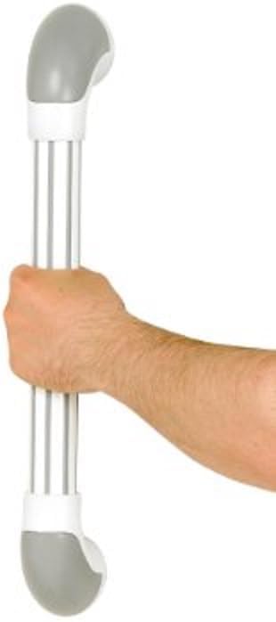 Homecraft Grab Bar Gripsure Grab Rail, 450 mm (Eligible for VAT relief in the UK), Bathroom, Stairs, Support Aid, Soft Handle, Mount Horizontal, Vertical, Diagonal, For Elderly, Disabled, Handicapped