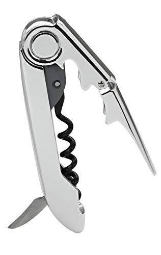 Vinturi All-In-One Waiter's Corkscrew Bottle Opener And Foil Cutter, Silver #TOP13