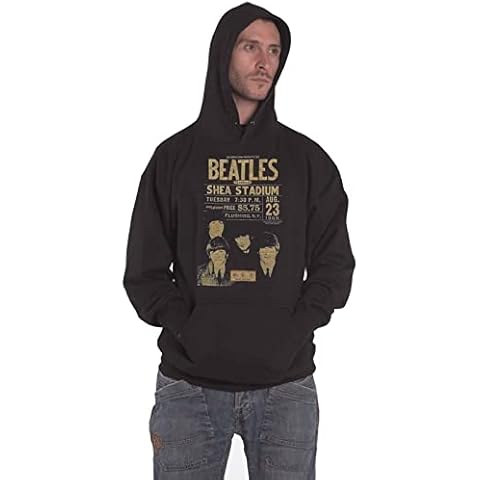 The Beatles Kapuzenpullover Shea Stadium 1966 Band Logo Nue offiziell Herren L Cover