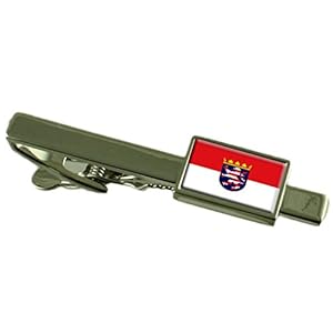 Select Gifts Hesse (Hessen) Staatse dasspeld Bar met gegraveerde persoonlijke bericht,