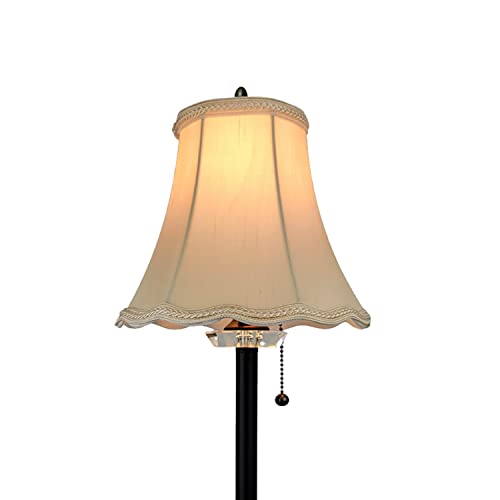 Image of Royal Designs, Inc. Scalloped Bell Designer Lamp Shade, DSO-83-14BG-2, Beige, 7 x 14 x 11.5, Set of 2