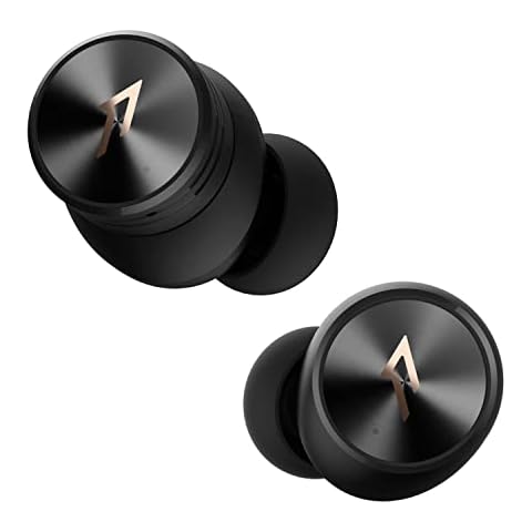 1MORE PistonBuds Pro Hybrid Active Noise Canceling Wireless Earbuds, Bluetooth 5.2 Headphones, 12 Studio-Grade EQs, AAC, 30h Playtime, 4 Mics with DNN, Gaming Mode, IPX5, Black Cover