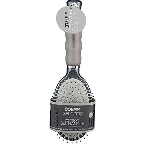 Conair brush, gel grips soft gel handle, cushion brush - 1 ea (pa…