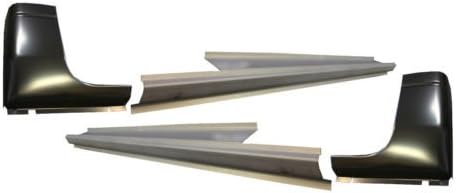 Compatible With Dodge 1998-01 Ram P/U 4Dr Quad Cab Outer Rocker Panels And Cab Corners Pair