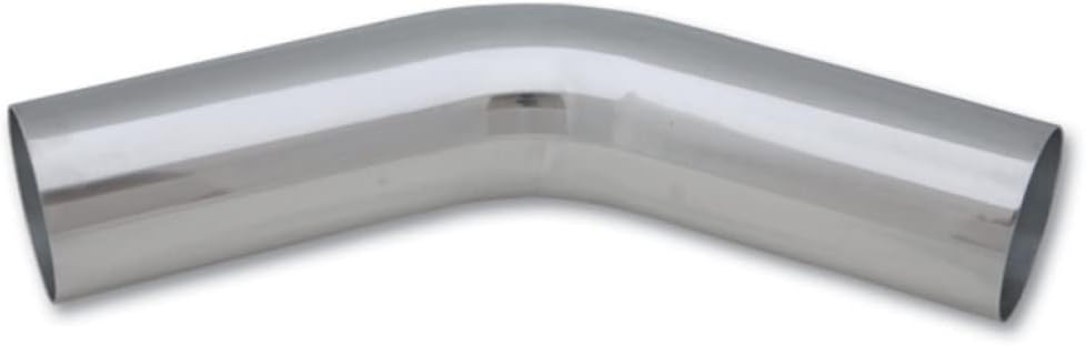 Vibrant For Universal Aluminum Tubing 4in O.D. 45 Degree Bend - Polished | 2875