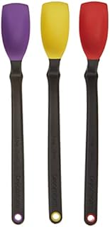 Dreamfarm Set of 3 Supoon Mini Cooking Spoons Assorted Colours, Black, 3 Items