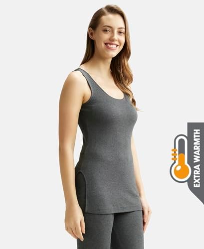 Jockey Women's Super Combed Cotton Rich Thermal Tank Top with StayWarm Technology