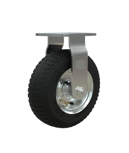 Roulettes directionnelles gonflables 8 pouces en caoutchouc pour chariot de service