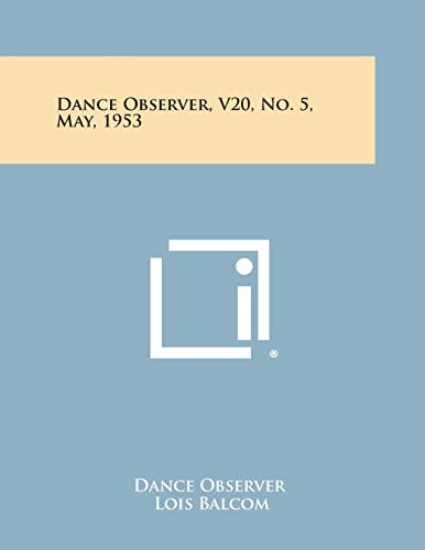 Dance Observer, V20, No. 5, May, 1953