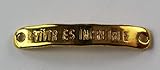 Placa de 7 mm x 40 mm con dos agujeros de 2 mm de diámetro. Para usar con gomas, hilos de macramé, nylon trenzado, cuero, etc. Ideal en diseños Shamballa, con nudo plano de macramé y esta pieza en el centro de la pulsera., Tags: diseños-MYBA, tutorial0145, tutorial0357.