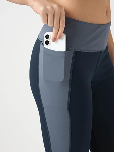 Image of TECHNOSPORT Women's High Rise Slim Fit Tights for Running, Gym and Sports