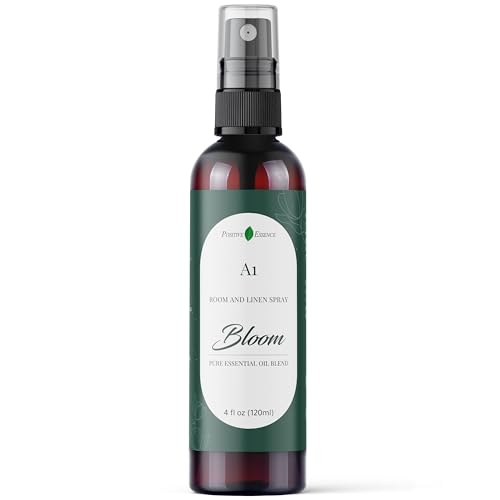 Natural Room & Linen Spray, A1 Bloom, Made with Essential Oils & Natural Vegan Ingredients - Freshen Your Space with the Soothing Floral Aroma - Safe for All Family Members - Essential Oil Blend