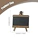 Woideklu Tabletop Chalkboard Sign Wood Blackboard Menu Board Chalk Board for Cafe Business Office