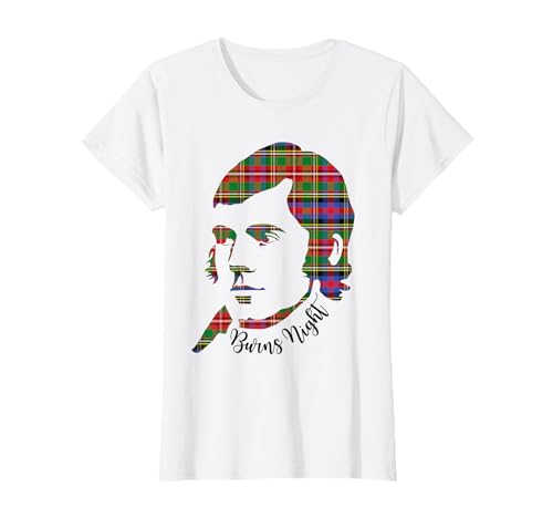 Burns Night - Poet Robert Burns Scottish Tartan Supper T-Shirt
