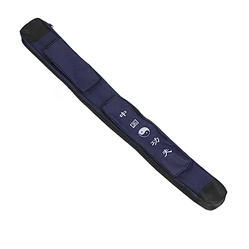 Abaodam 1pc Sword Protective Cover Thickened Canvas Bag Durable Rainproof Sword Storage for Martial Arts Lightweight Breathable Design Blue Color
