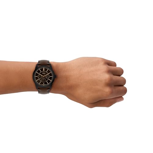 Image of Fossil Pearson Brown Quartz Leather Watch FS6138