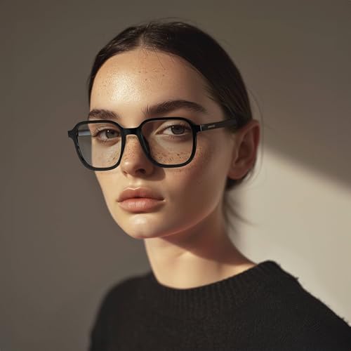Image of LONDON MOLE Hollywood thin lightweight reading glasses | Sleek square frame | Contemporary minimal style | Men and women