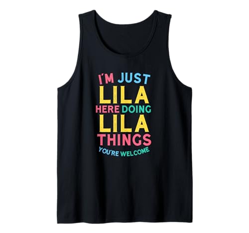 Lila Macht Hier lila Dinge Lustiger Lila-Name Tank Top Lila Macht Hier lila Dinge Lustiger Lila-Name Tank Top