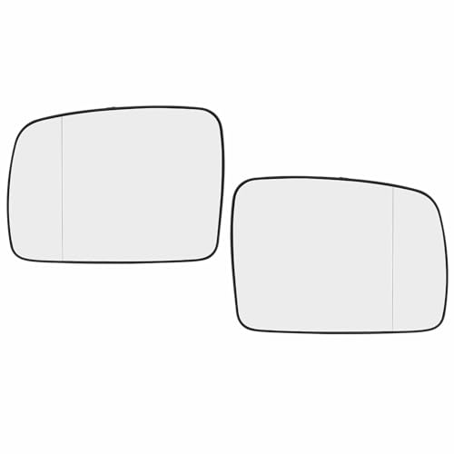Ensemble de verres de rétroviseur chauffants EMUKOEP dégivrage 1 paire conducteur