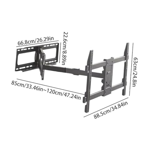 Support TV orientable pour éviter les reflets dans le salon