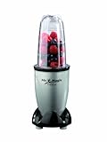 LIEFERUMFANG - 1 x Mr.Magic Motoreinheit 400 Watt, 1 x Kreuzklingenaufsatz, 1 x Mixbecher 500ml, 1 x Frischhaltedeckel