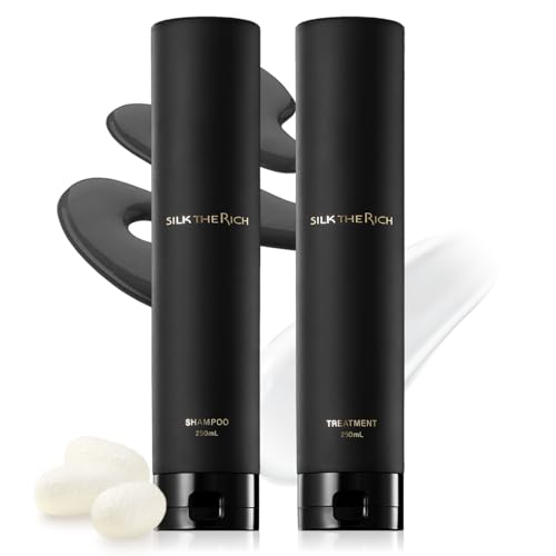 SILK THE RICH Shampoo & Conditioner Set, Clarifying & Moisturizing